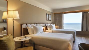 Chambre Deluxe, 2 lits une place, vue mer