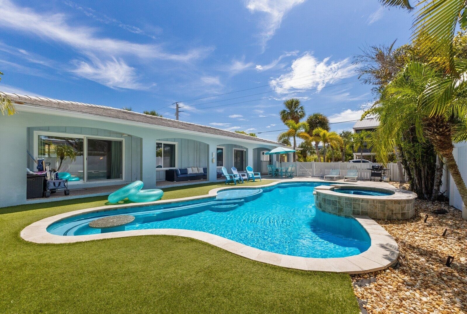 House, 3 Bedrooms | Pool | A heated pool