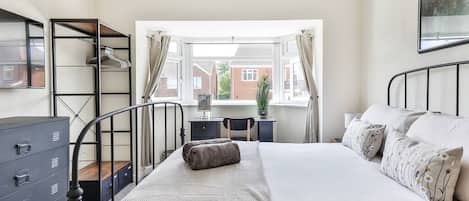 4 bedrooms, iron/ironing board, travel crib, WiFi
