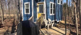 ❤️Tiny house THOW in woods -odorless compost toilet NEW-hot tub