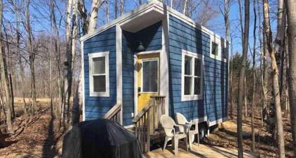❤️Tiny house THOW in woods -odorless compost toilet NEW-hot tub