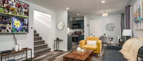 TV, table football, offices