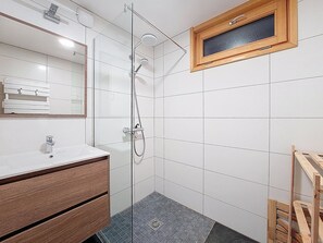 Shower, hair dryer