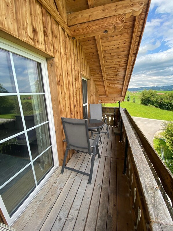 Outdoor dining - Beautiful vacation apartment for 6 people Hopferau (Hopferau)