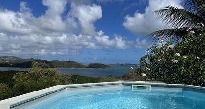 Belle villa T4 en lisiĂšre de parc naturel avec magnifique vue mer