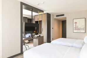 Standard Room, 2 Queen Beds, Non Smoking | Minibar, in-room safe, desk, laptop workspace - Crowne Plaza Ankara by IHG (Ankara)
