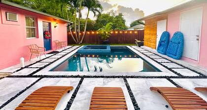 Salthaus Suite A - King & Bunk Room, New Saltwater Pool & Spa