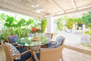 Villa, 3 Bedrooms | Outdoor dining - Poolside Paradise Near Beach - Pavilion Villa by Bluescape (Holetown)