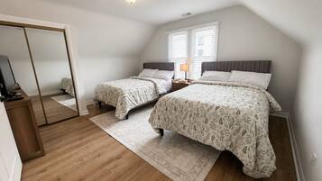 4 dormitorios, tabla de planchar con plancha, wifi gratis y ropa de cama