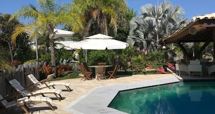 High standard house near the beach. A large chalet in an APA.