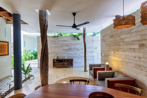 Sitzecke in der Lobby