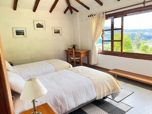Twin Room, 2 Double Beds, Mountain View