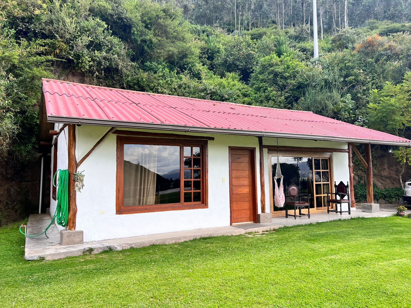 Cabaña Deluxe, vistas a la montaña | Terraza o patio