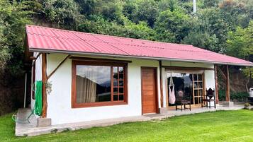 Deluxe-mökki, vuoristonäköala | Terassi/patio