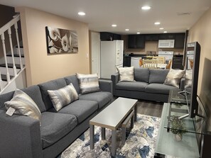 Smart-tv en een open haard