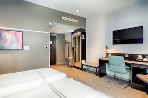 Habitación doble superior | Sistema de insonorización, wifi gratis, ropa de cama