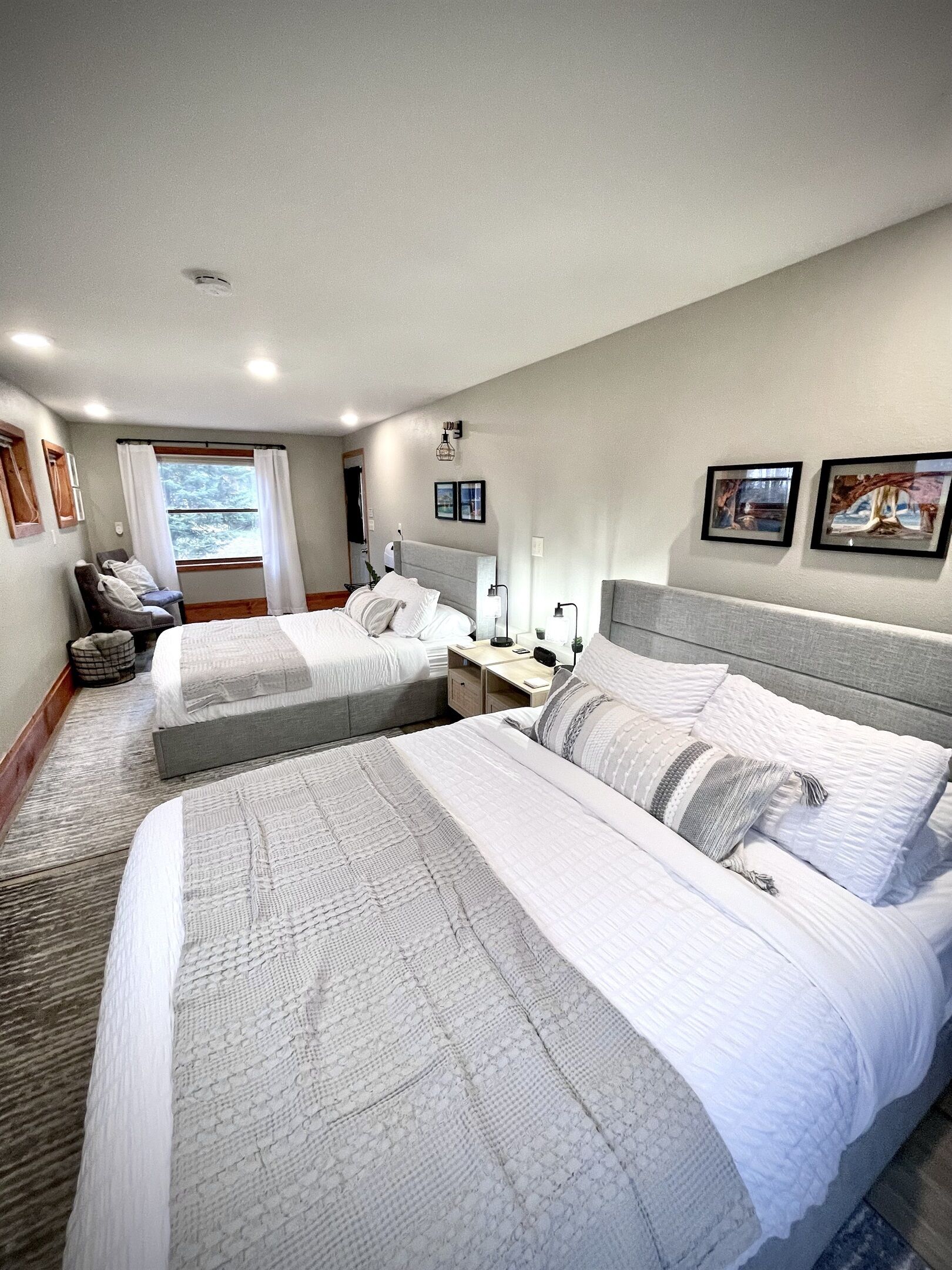 2 bedrooms, iron/ironing board, free WiFi, bed sheets