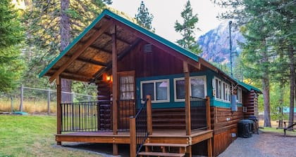 Classic Cabin w/ Gas Fireplace & Large Yard - Walk to the Lake, Dogs Welcome