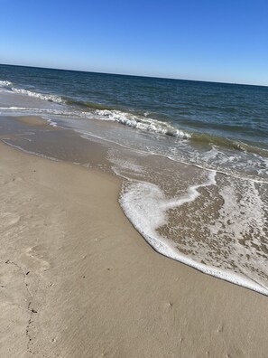 On the beach