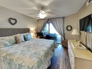 Condo, Multiple Beds, Patio, Ocean View (#3102 - No Pets) | 3 bedrooms, individually decorated, individually furnished, free WiFi - Colony Reef by Distinctive Beach Rentals (St. Augustine)