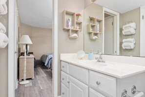 Condo, Multiple Beds, Patio, Ocean View (#3102 - No Pets) | Bathroom - Colony Reef by Distinctive Beach Rentals (St. Augustine)