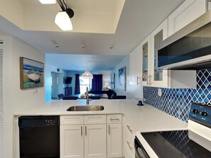 Condo, Ocean View (#O35 - No Pets) | Private kitchen - Ocean Village Club by Distinctive Beach Rentals (St. Augustine)