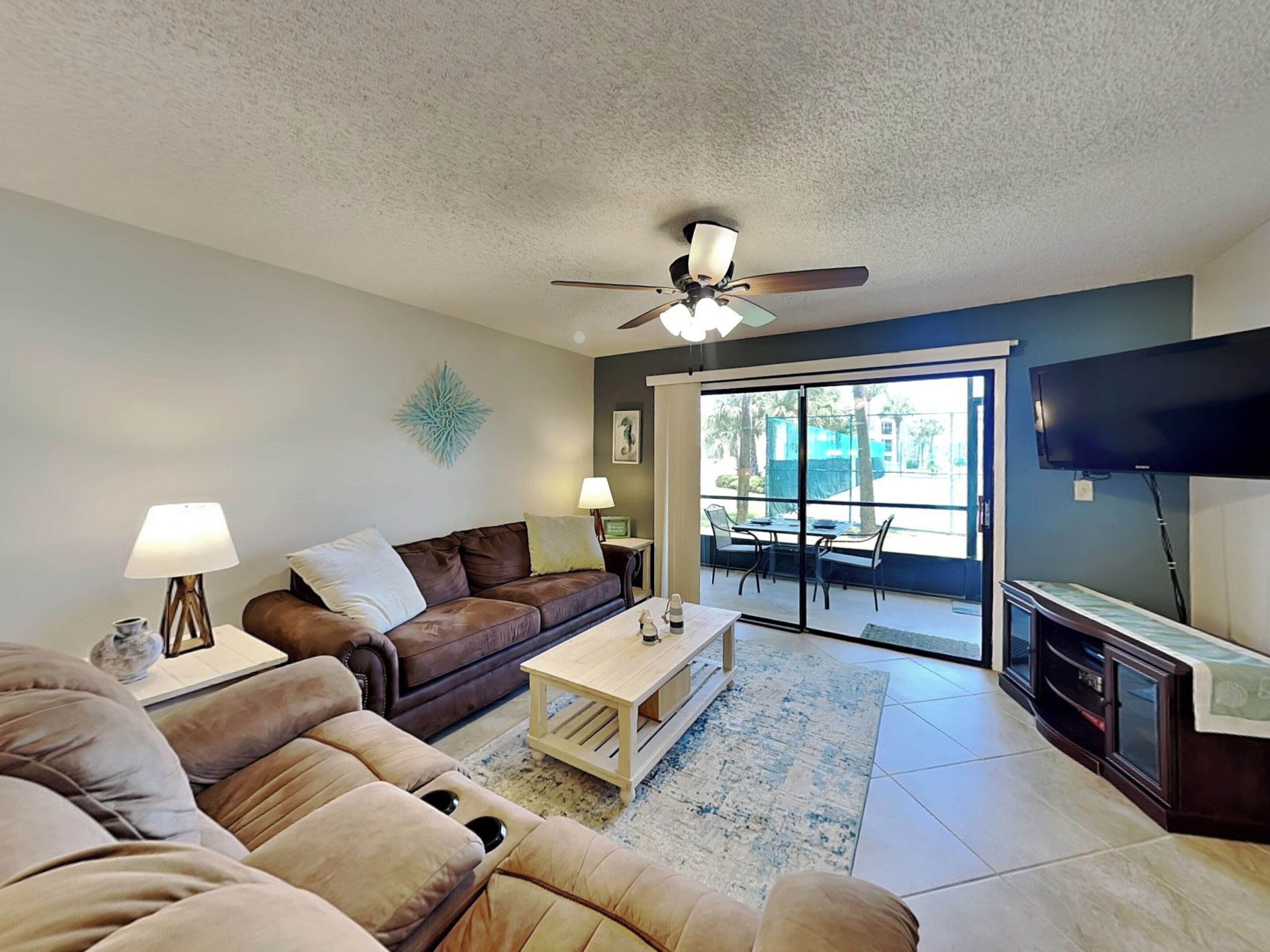 Condo, Multiple Beds, Balcony, Garden View (#E15 - No Pets) | Living area