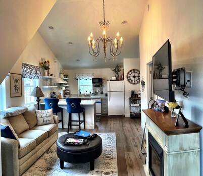 The Suburban Farmhouse" where old meets new.