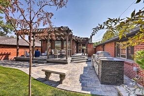 Terrace/patio - Luxe Home w/ Backyard Oasis ~ 1 Mi to Midtown (Reno)