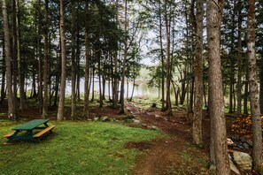 Property grounds - Waterfront Sebec Lake Home w/ Yard + Fire Pit (Bowerbank)