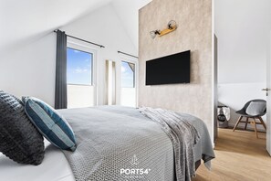 2 bedrooms, travel crib, free WiFi - Lagunen Lodge - fireplace, sauna, terrace, close to the North Sea and the beach, modern (Büsum)