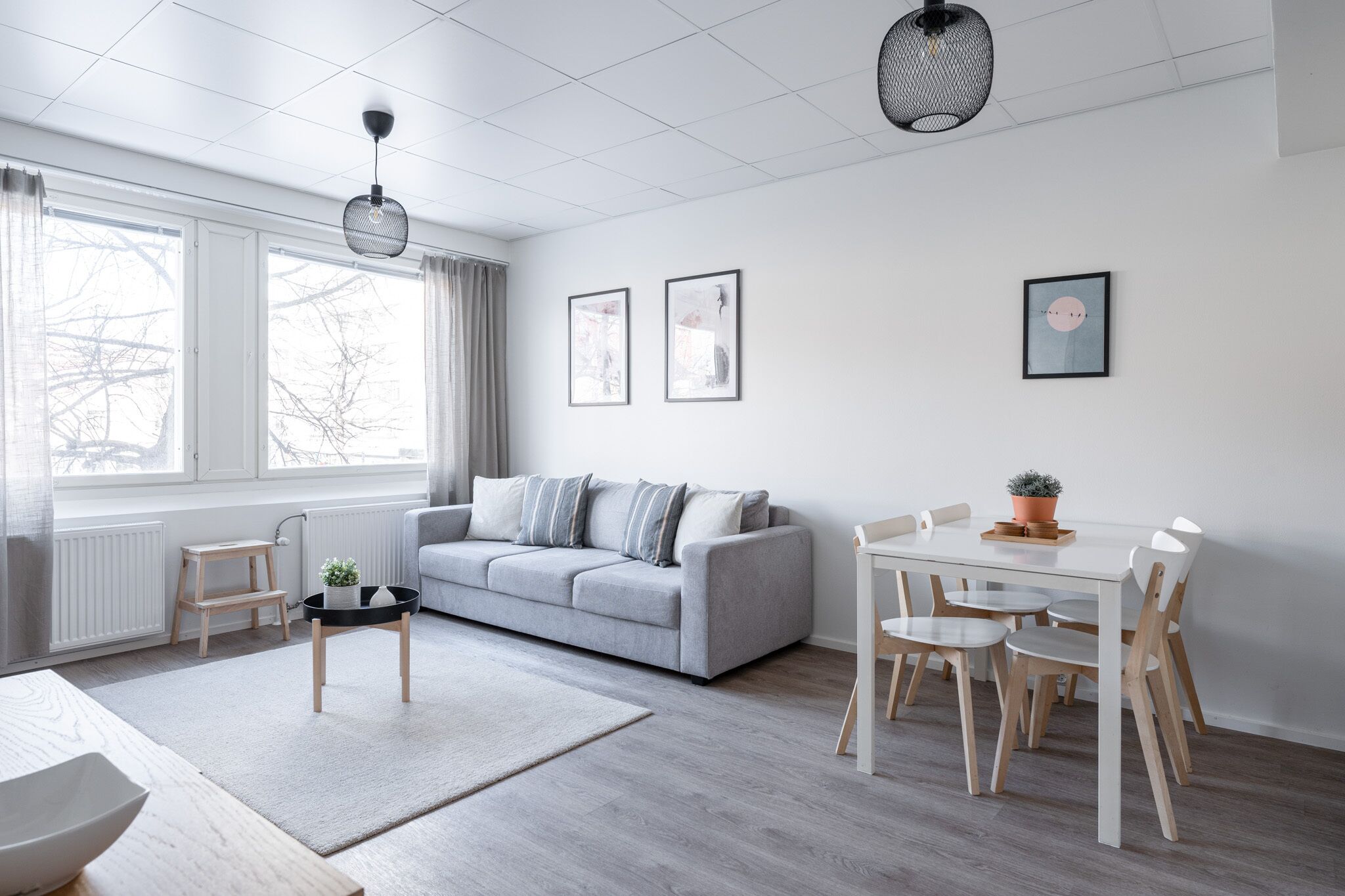 City Apartment | Living area | 32-inch LED TV with cable channels, TV
