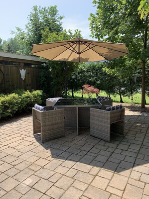 Deluxe Suite, 2 Bedrooms | Terrace/patio - The York House (Fort Erie)