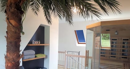 Ferienwohnung Lerchensteige - Wohlfühlraum auf 80m², Sauna, Bar, 3D-Fernseh, Wii