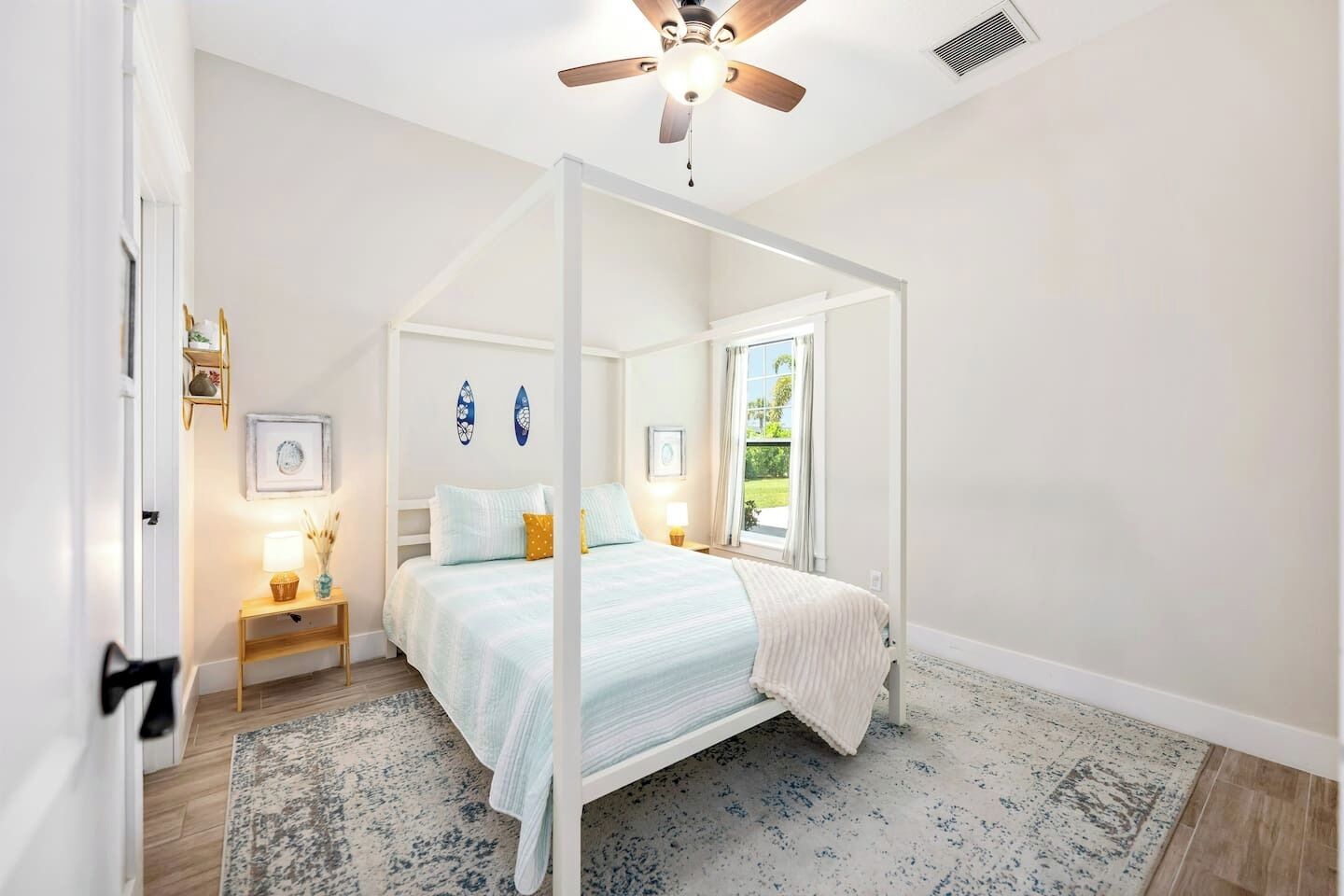 4 bedrooms, iron/ironing board, travel crib, WiFi