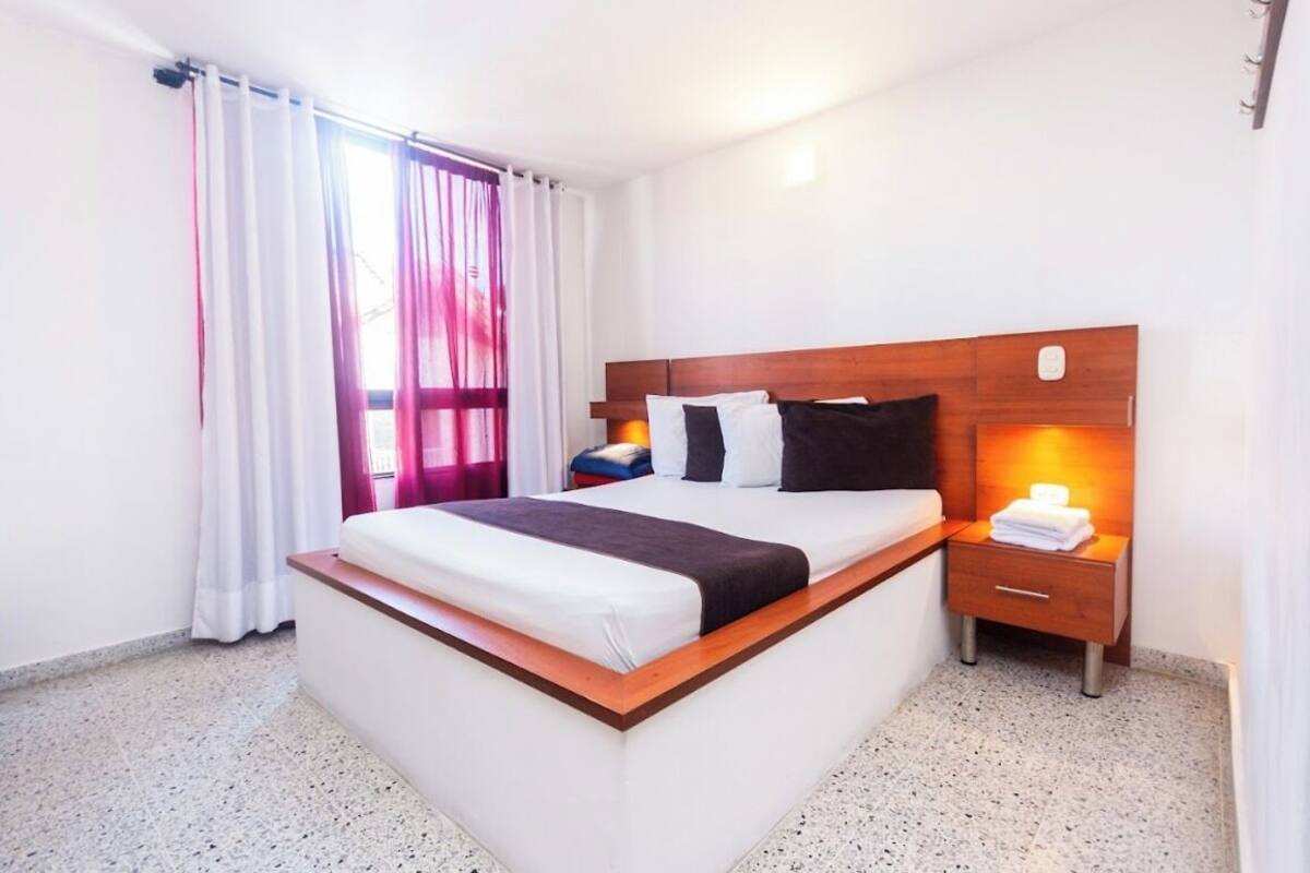 Egyptian cotton sheets, premium bedding, desk, laptop workspace