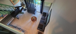 Smart TV, DVD player, books