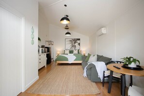 Desk, iron/ironing board, free WiFi, bed sheets