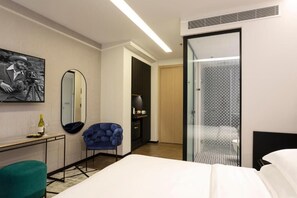 Superior Double Room | Desk, blackout drapes, free cribs/infant beds, bed sheets - Numa Hotel Tel Aviv Jaffa (Tel Aviv)