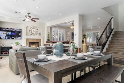 Silver Star Getaways 4B3BA 3000sqft+ pool + loft