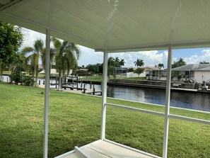 Screen room view. New photo soon as it has now been completed. 