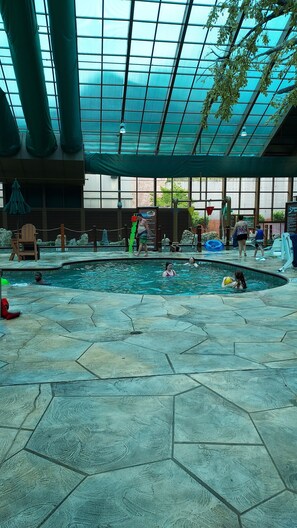 Indoor pool, outdoor pool