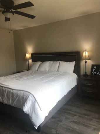 1 bedroom, desk, free WiFi, bed sheets. Private Master Suite/Private Entrance