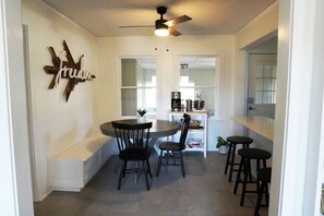 Dining - The Village House - 3 bedroom, 1 bath home 1.5 mi to Texas A&M, 2 mi to Legends (Bryan)