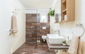 Shower, hair dryer