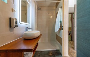 Shower, hair dryer