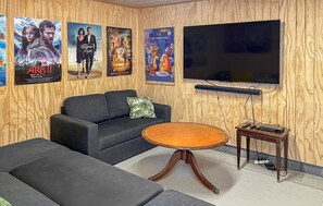 TV, table football, ping pong