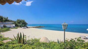 Vlak bij het strand, vissen