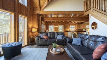 Smart TV, chimenea, videojuegos y reproductor de DVD