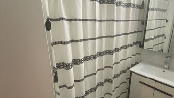 Bathtub, soap, toilet paper